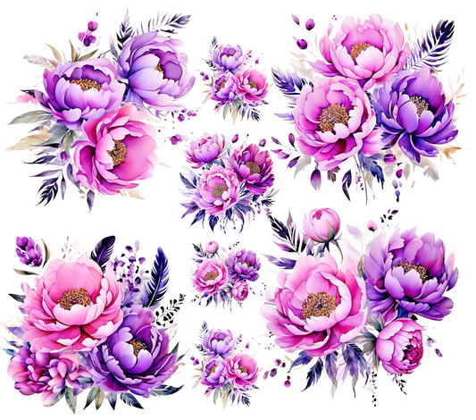 #20-101 Pink/Purple Peonies