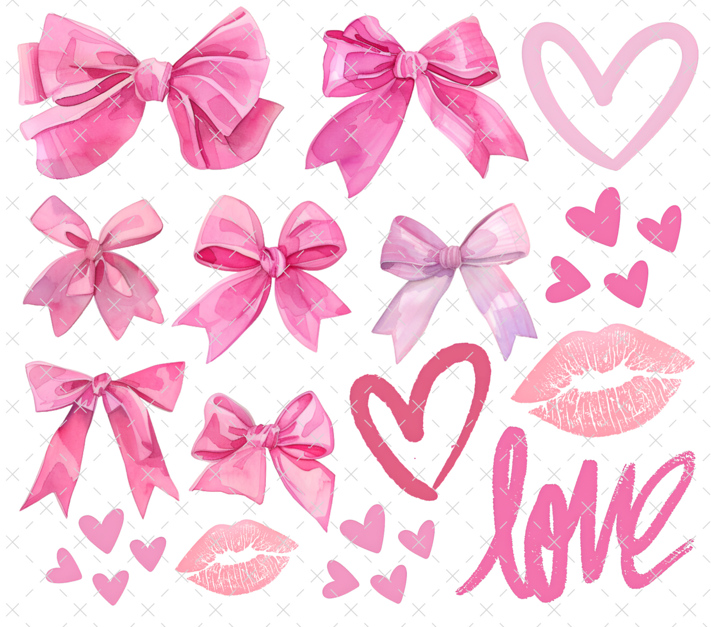 #20-142 PINK BOWS