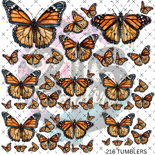 10X10 - 74 MONARCH BUTTERFLIES