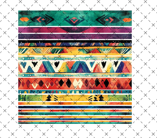 20- 10X10 Colorful Aztec Bands