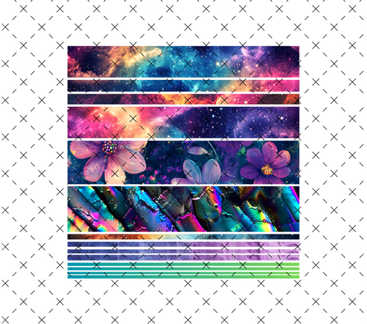 20- 10X10 Galaxy Floral Bands