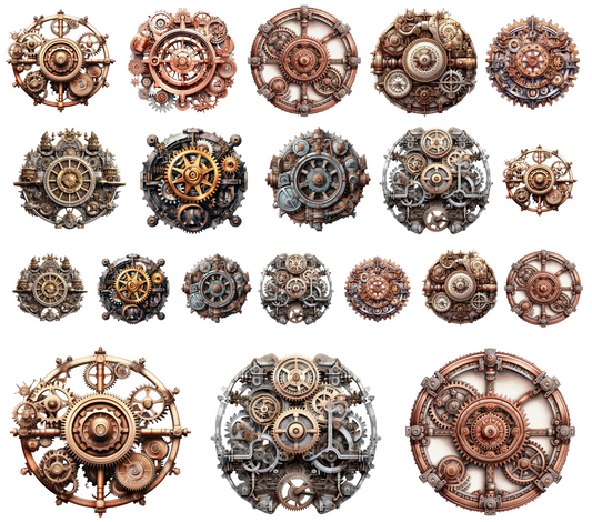 #20-56 Steampunk Gear Sheet