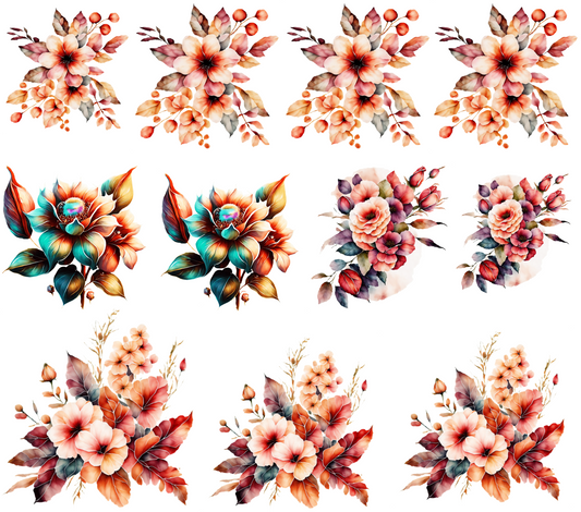 #20-78 Coral Flower Sheet