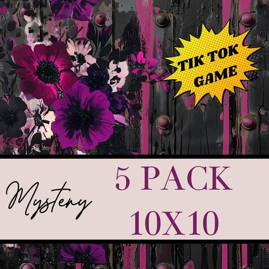 MYSTERY 10X10 VINYL PACK OF 5 - LIVE TT GAME