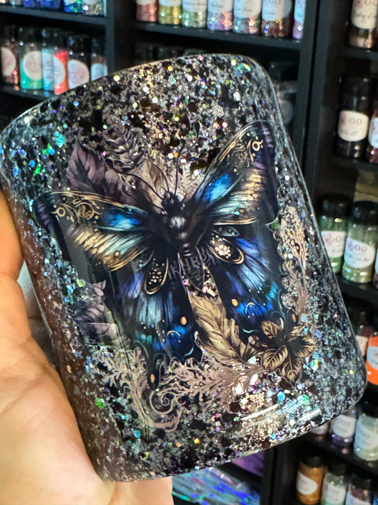 Midnight Butterflies Tumbler