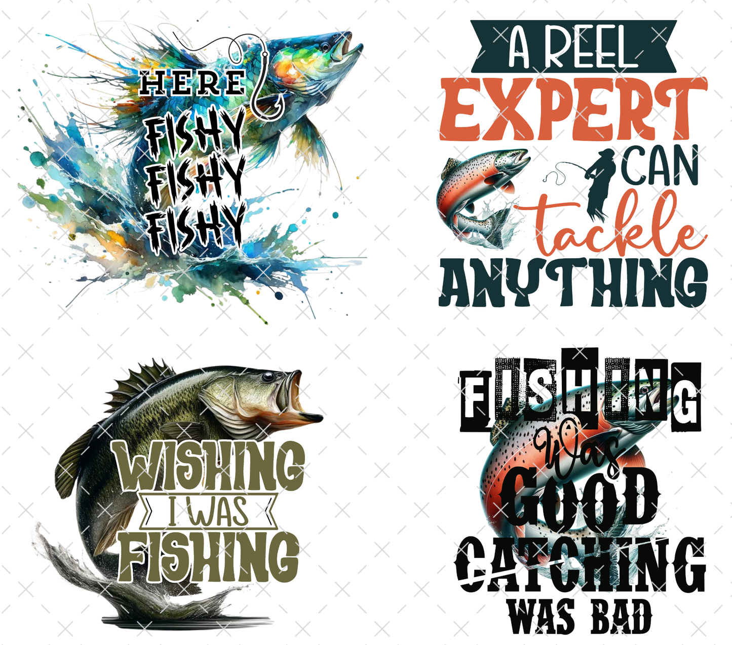 #20-158 FISHING DECALS