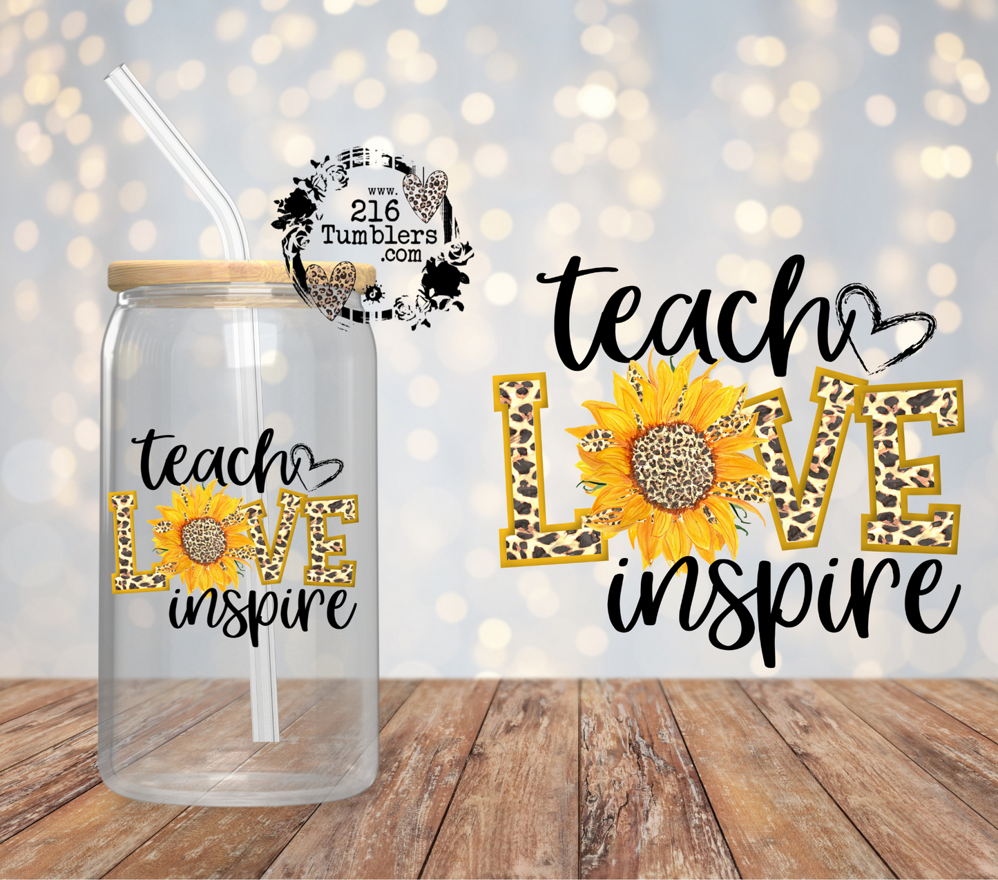 #D-282 TEACH LOVE INSPIRE