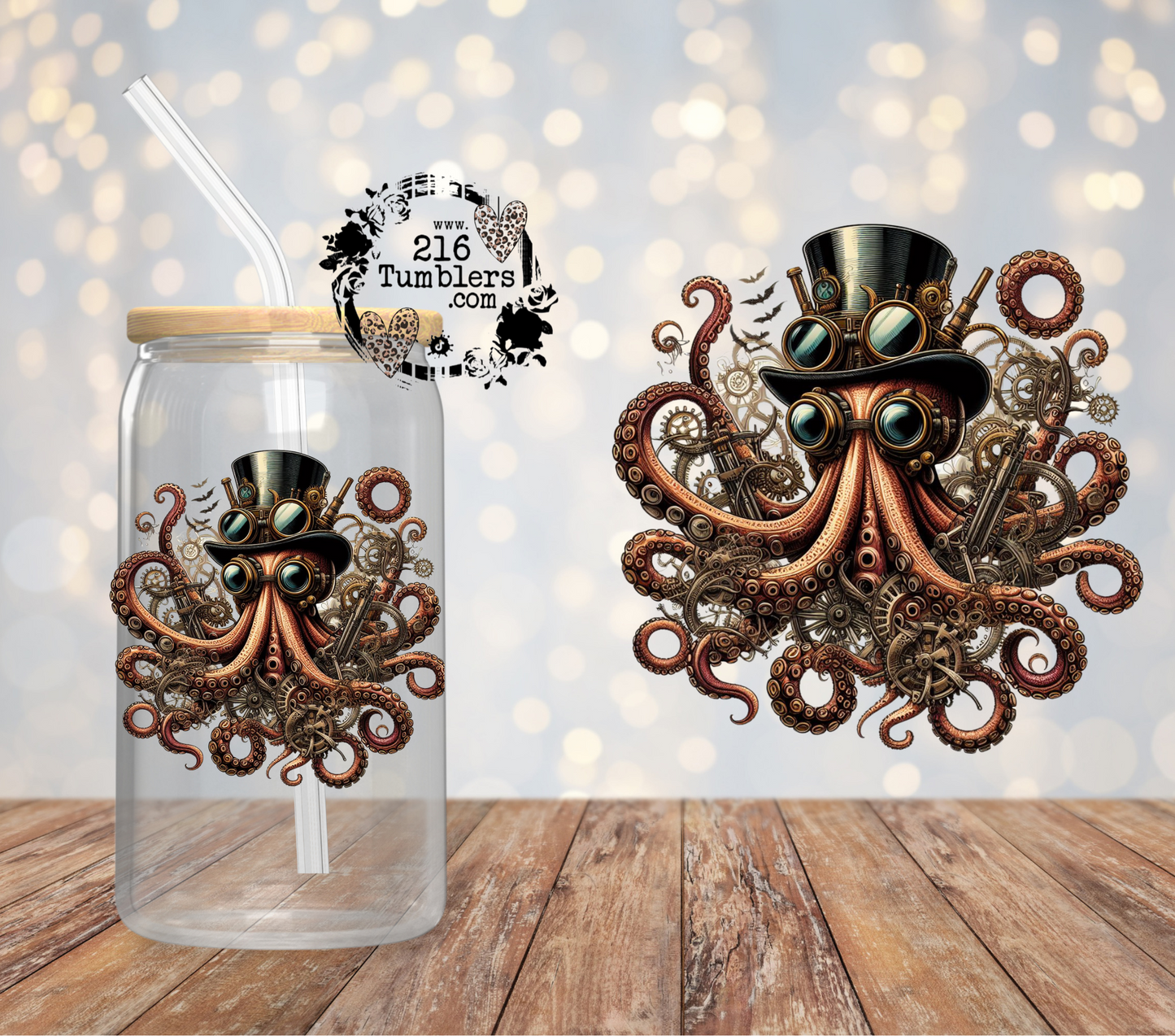 #D-301 STEAMPUNK OCTOPUS