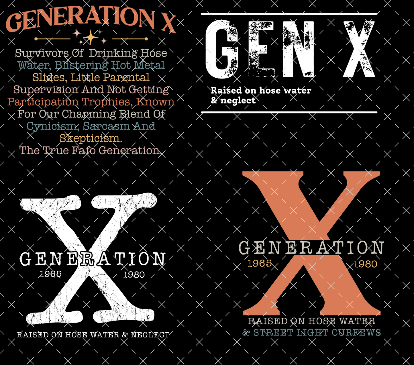 #20-157 GEN X WITH WHITE INK