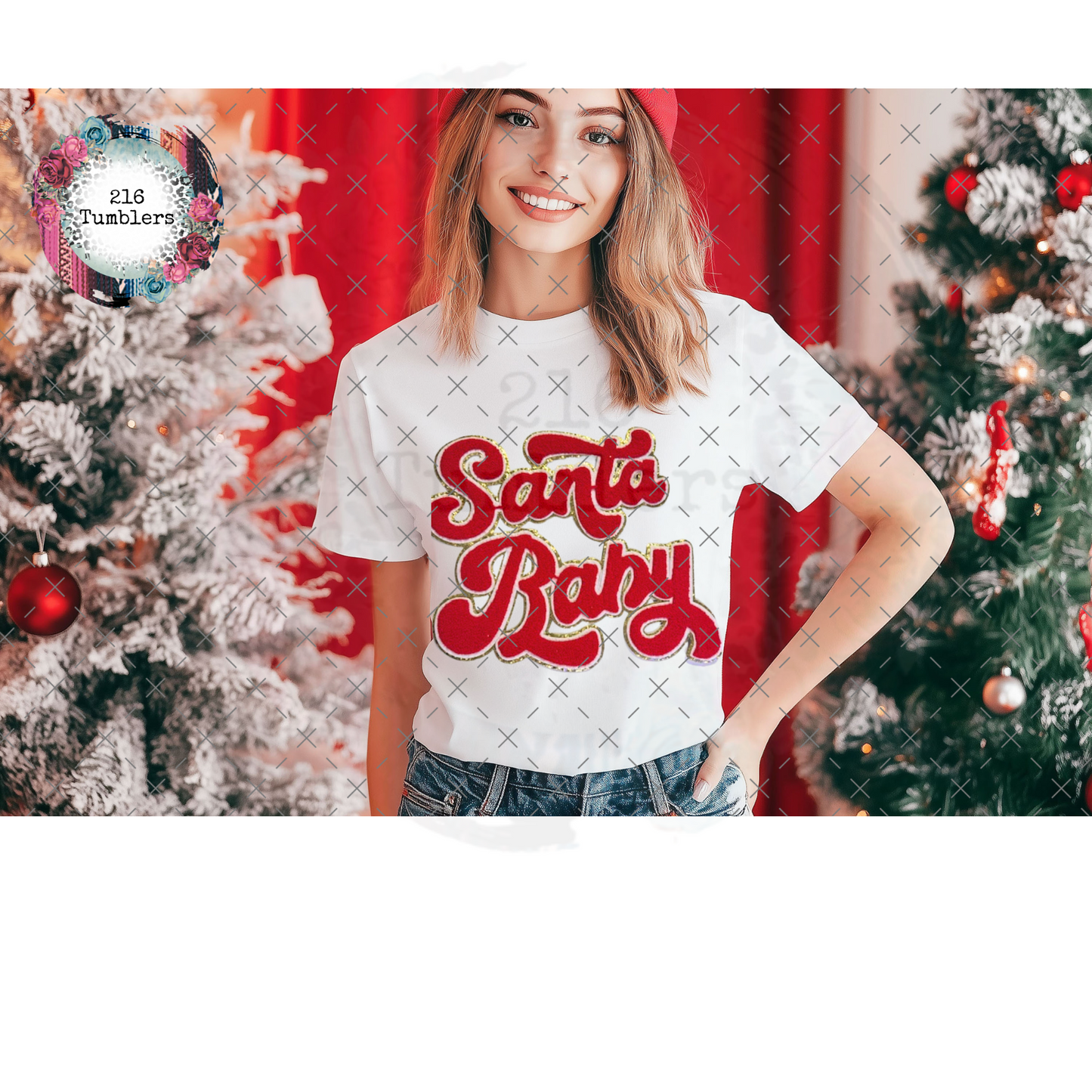 SANTA BABY CHENILLE PATCH