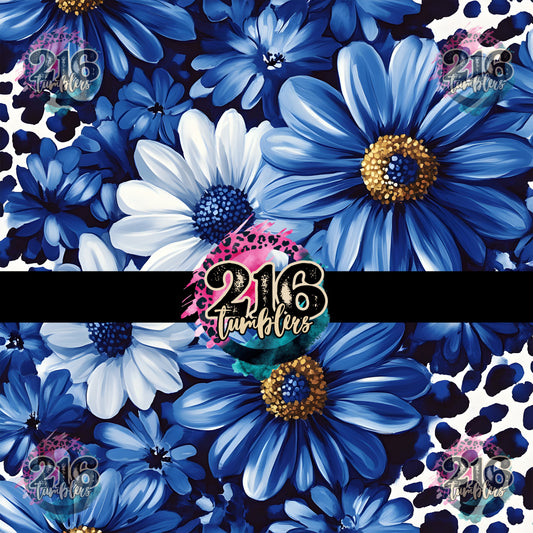 V038 BLUE FLORAL