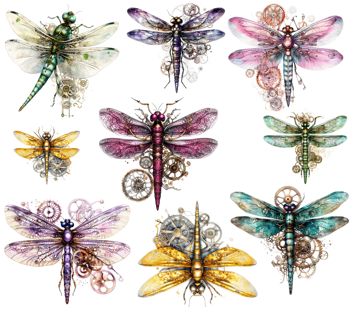 Steampunk Dragonflies