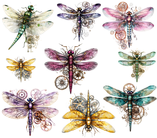 #20-39 Steampunk Dragonflies