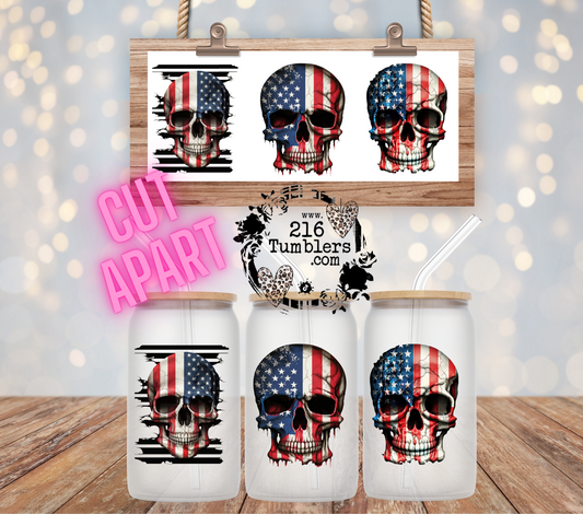American Skelly Decal Sheet