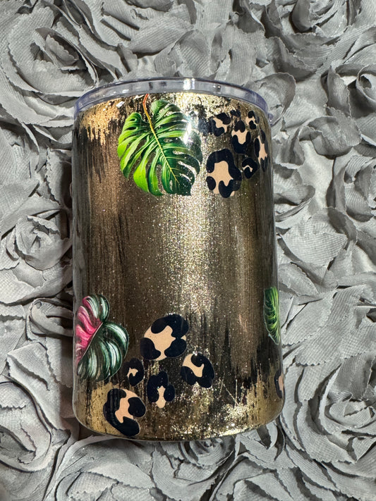 Golden Monstera - Grunge Tumbler