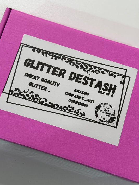 GLITTER DESTASH BOX OF 6.