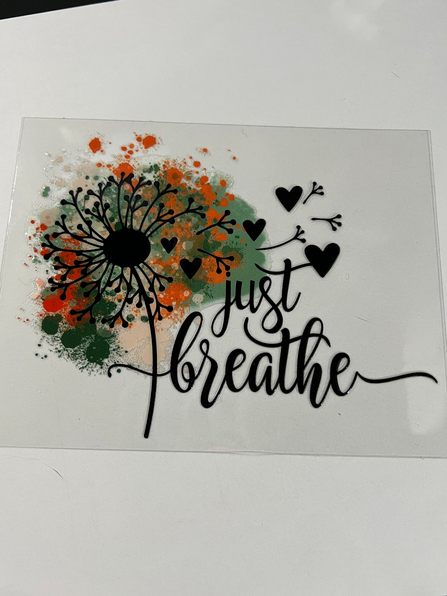 Just Breathe Decal