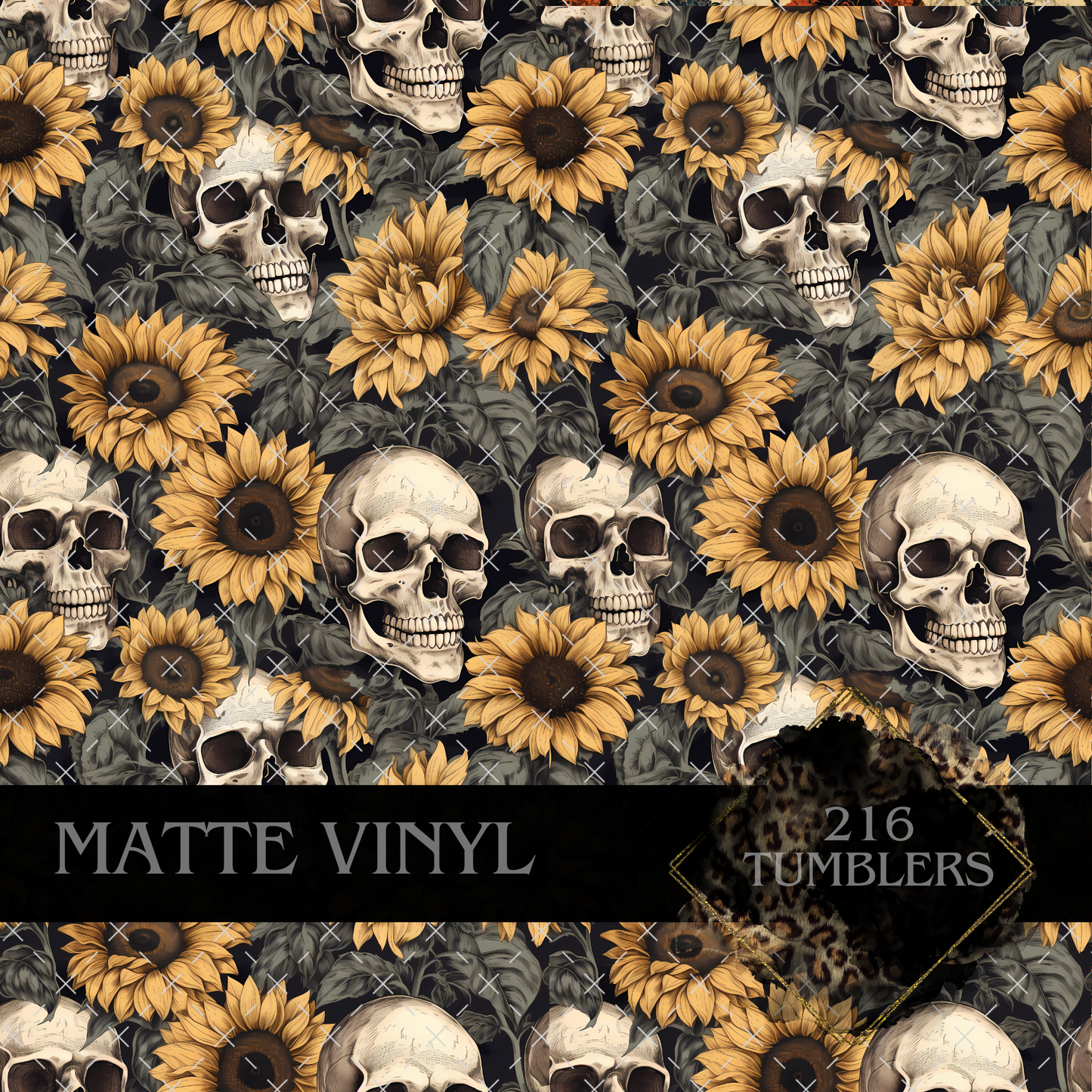 8098 SUNFLOWER SKULL