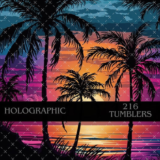 SUNSET  HOLOGRAPHIC 10X10