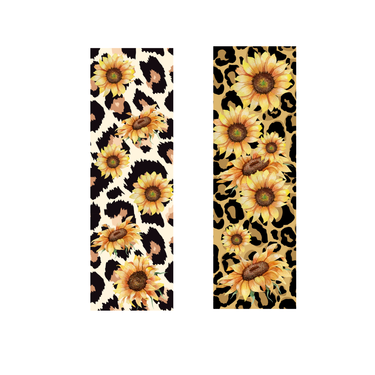 Sunflower Leopard Pack of 2- Vinyl Pen Wrap