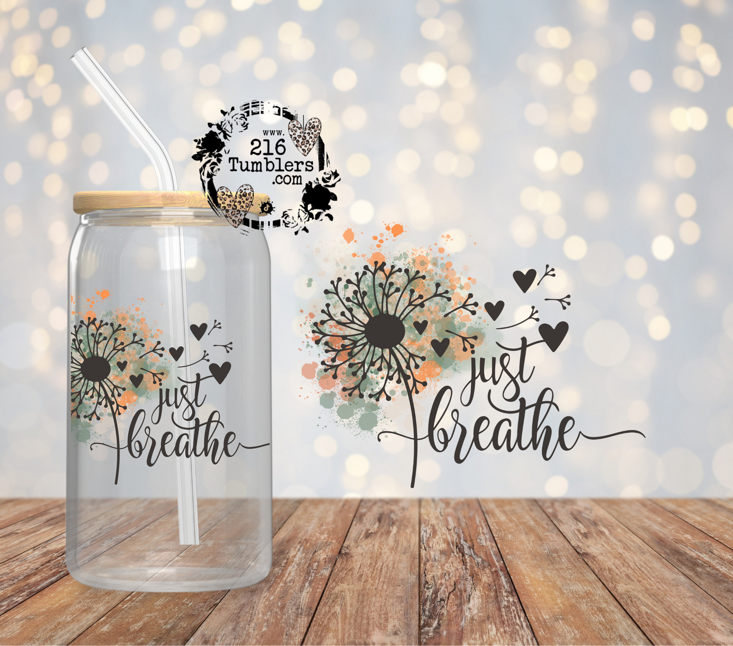 Just Breathe Decal