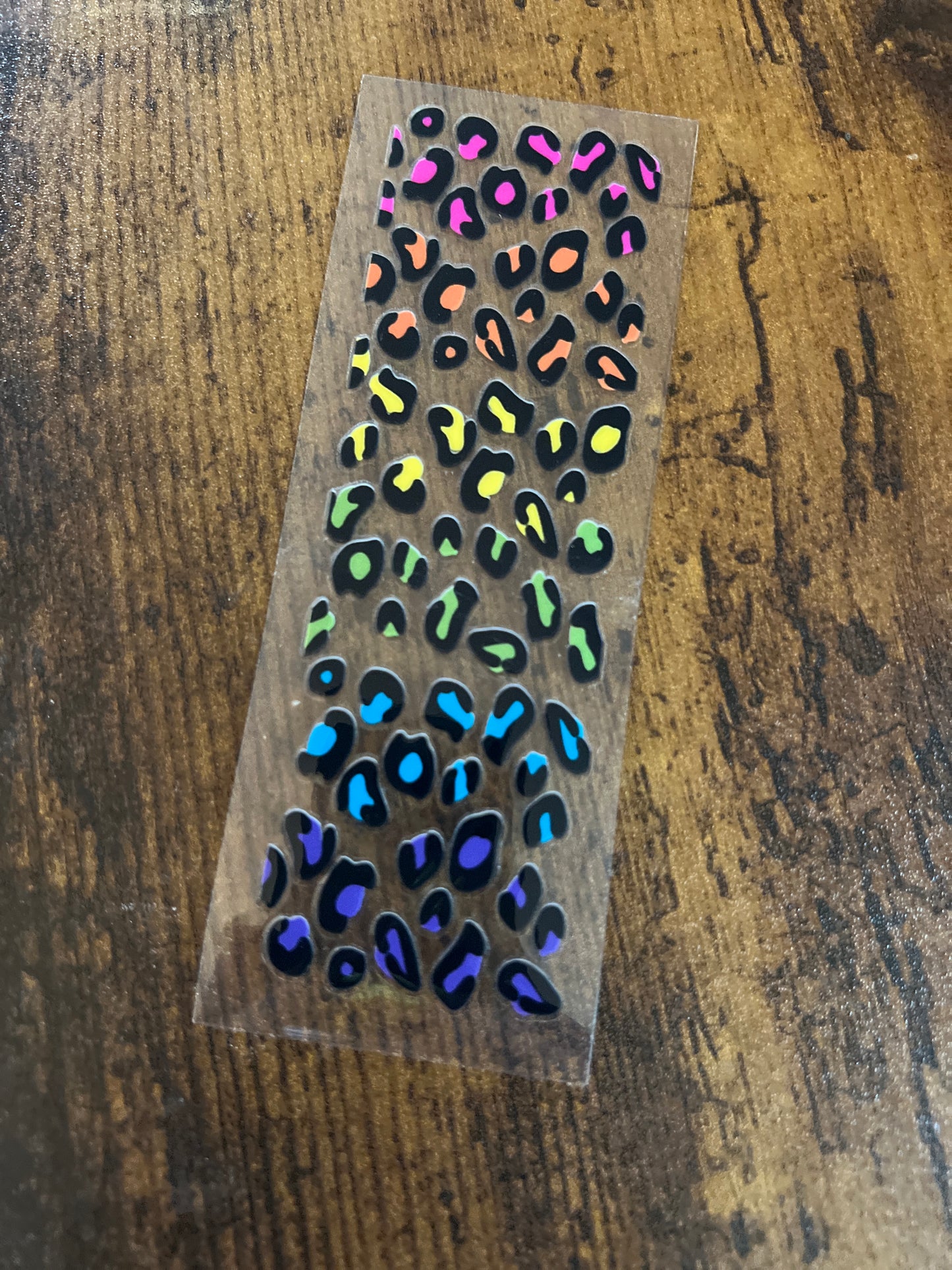 Neon Leopard Pen Wrap
